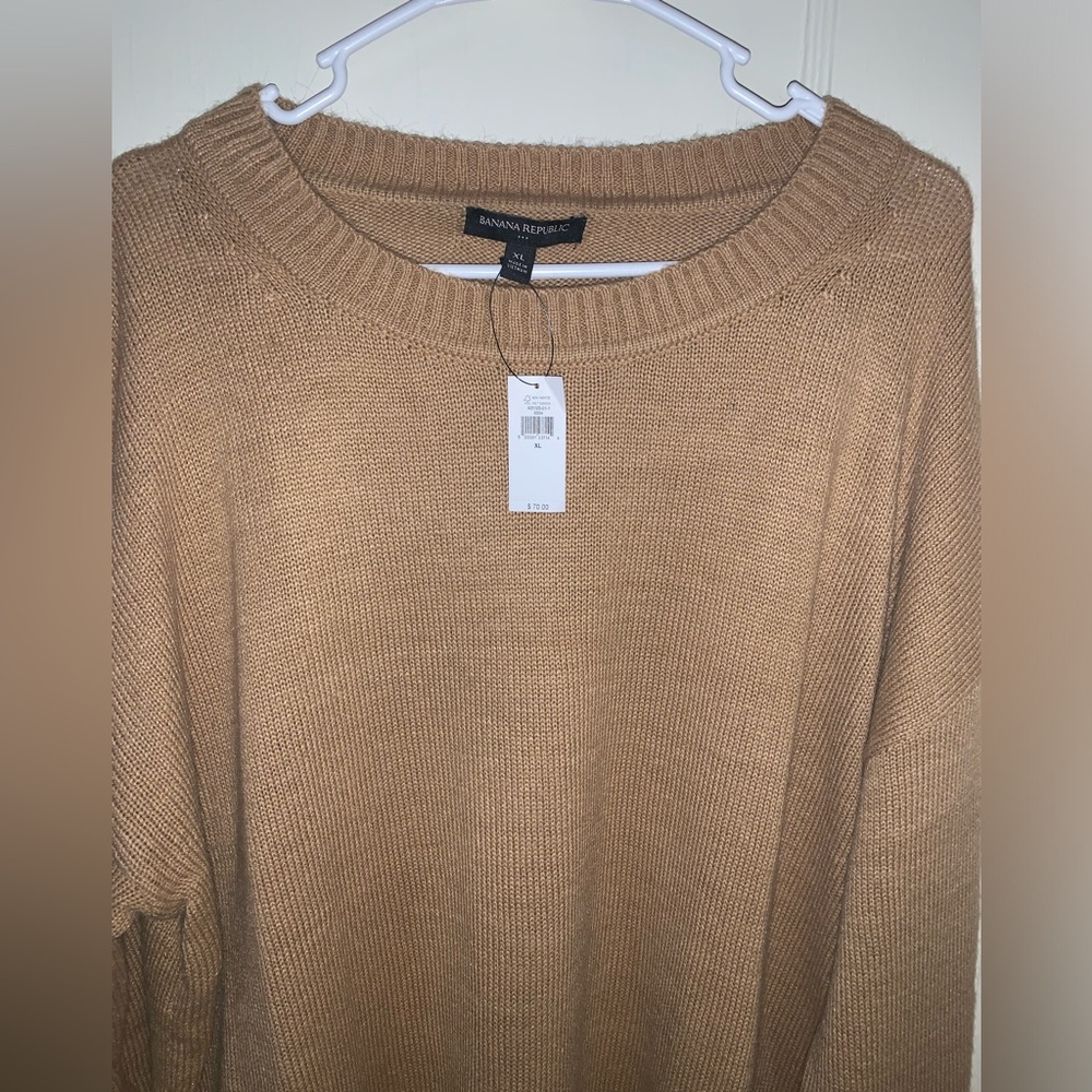 Camel color Loft sweater